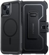 FNTCASE für iPhone 13 iPhone 14 Magnethülle: Zweilagige Schutzhülle mit Gürtelclip-Holster | Sturzsicherer Schutz in Militärqualität, langlebige, rutschfeste, strukturierte Rückseite